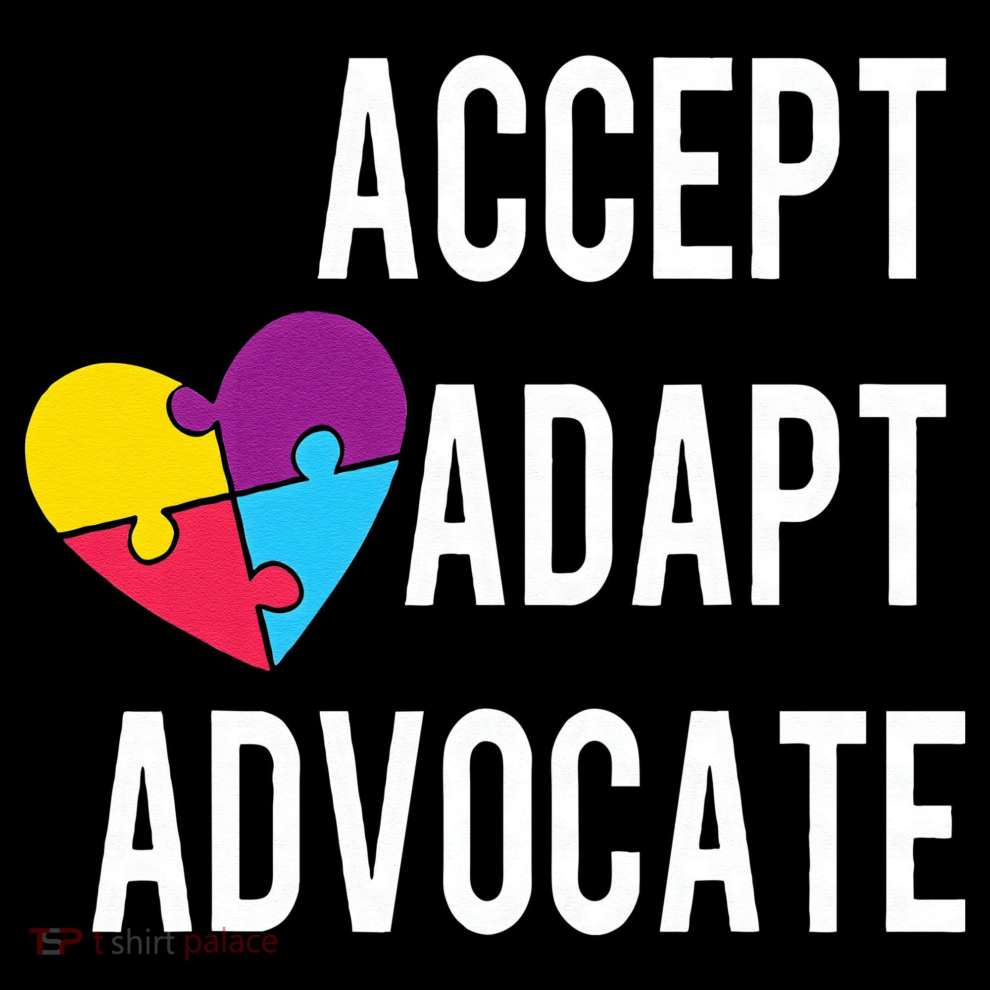 Autism Awareness Accept Adapt Advocate Autism Gift Mousepad