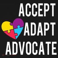 Autism Awareness Accept Adapt Advocate Autism Gift Visor thumb 3