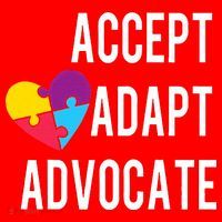 Autism Awareness Accept Adapt Advocate Autism Gift Santa Hat thumb 1