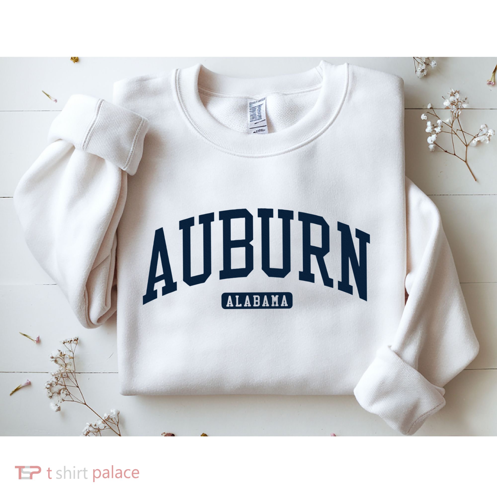 Auburn Alabama AL College University Style Navy Sweatshirt