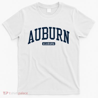 Auburn Alabama AL College University Style Navy T-Shirt