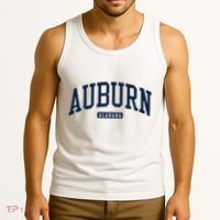 Auburn Alabama AL College University Style Navy Tank Top thumb 3
