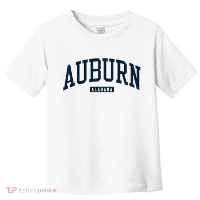 Auburn Alabama AL College University Style Navy Toddler T-Shirt