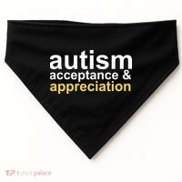 Autism Acceptance And Appreciation USA-Made Doggie Bandana thumb 0