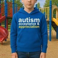 Autism Acceptance And Appreciation Kids Hoodie thumb 2
