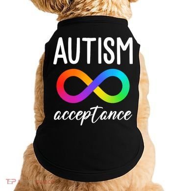 Autism Acceptance Awareness Doggie Tank