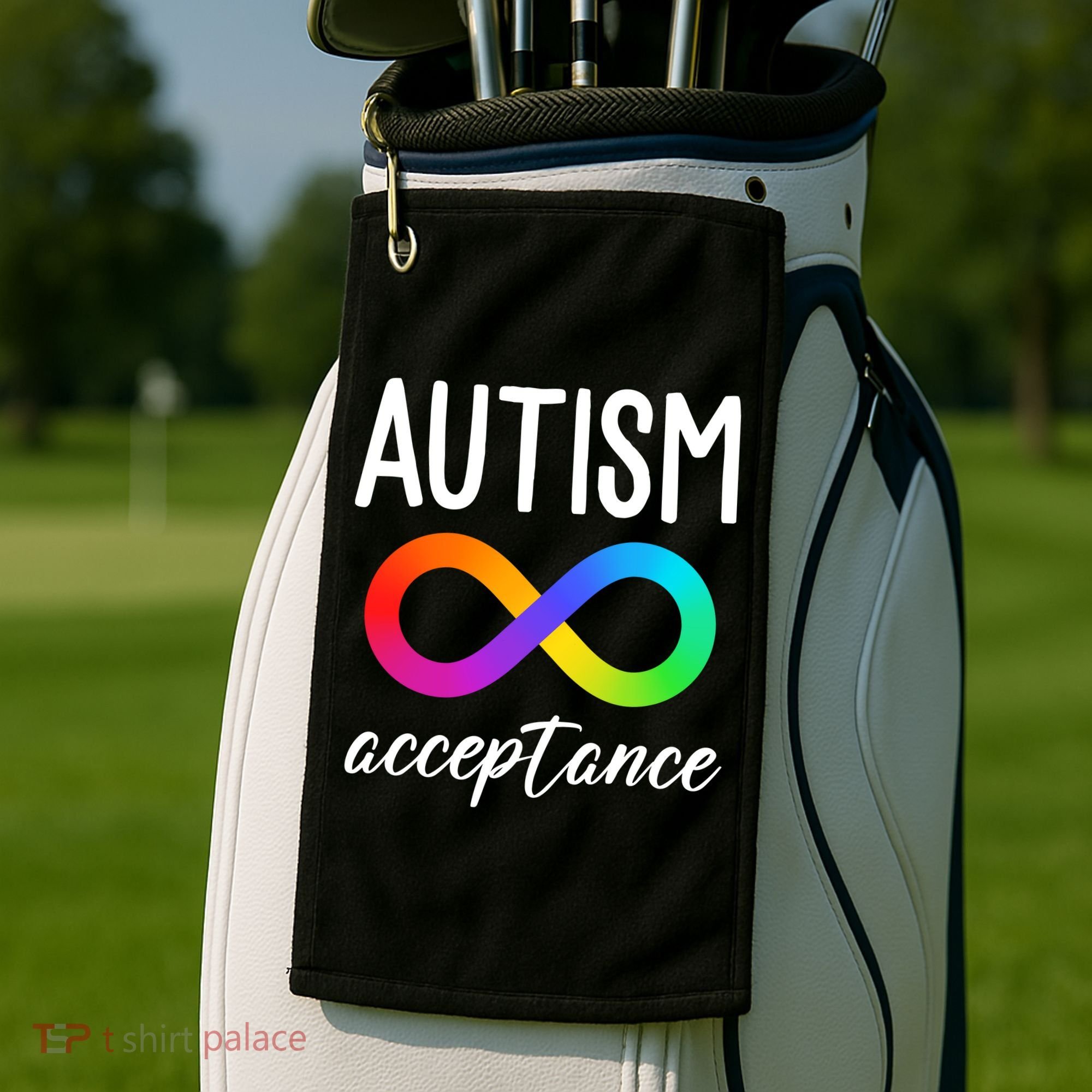 Autism Acceptance Awareness Golf Towel