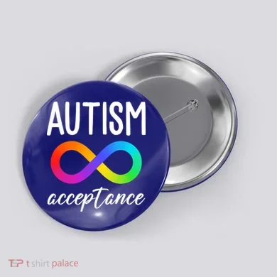 Autism Acceptance Awareness Button