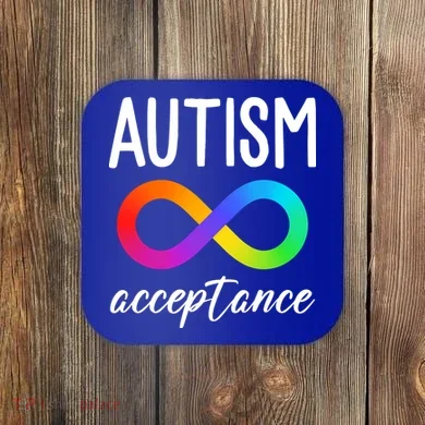 Autism Acceptance Awareness Coaster