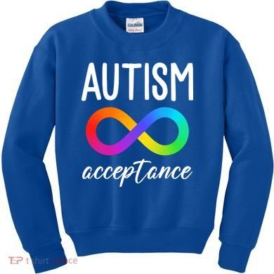 Autism Acceptance Awareness Kids Sweatshirt