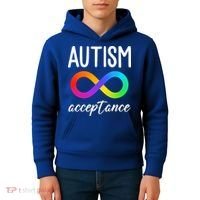 Autism Acceptance Awareness Kids Hoodie thumb 4
