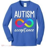 Autism Acceptance Awareness Kids Long Sleeve Shirt thumb 0