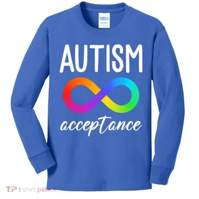 Autism Acceptance Awareness Kids Long Sleeve Shirt