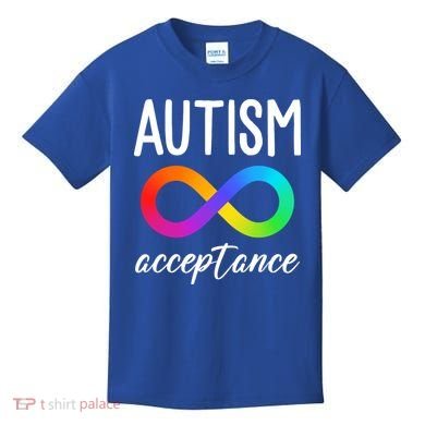 Autism Acceptance Awareness Kids T-Shirt