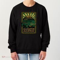 Alligator Alcatraz Art Deco Women's Sweatshirt thumb 0