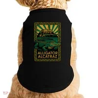 Alligator Alcatraz Art Deco Doggie Tank thumb 0