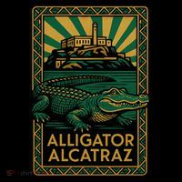 Alligator Alcatraz Art Deco Hoodie thumb 7