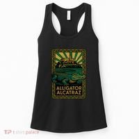 Alligator Alcatraz Art Deco Women's Tank Top thumb 0