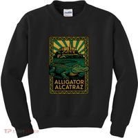 Alligator Alcatraz Art Deco Kids Sweatshirt thumb 0