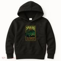 Alligator Alcatraz Art Deco Kids Hoodie thumb 0