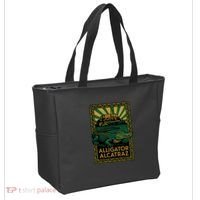 Alligator Alcatraz Art Deco Tote Bag thumb 2