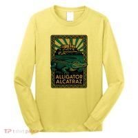 Alligator Alcatraz Art Deco Long Sleeve Shirt thumb 0