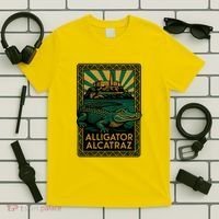 Alligator Alcatraz Art Deco T-Shirt thumb 5