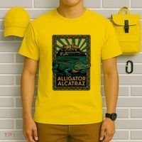 Alligator Alcatraz Art Deco T-Shirt thumb 6