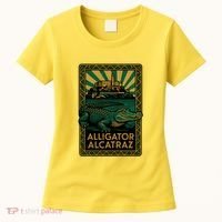 Alligator Alcatraz Art Deco Women's T-Shirt thumb 0