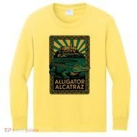 Alligator Alcatraz Art Deco Kids Long Sleeve Shirt thumb 0