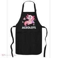 Ace Axolotl Asexual Pride Flag Mexican Salamander LGBTQ Apron thumb 0