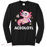 Ace Axolotl Asexual Pride Flag Mexican Salamander LGBTQ Sweatshirt thumb 0