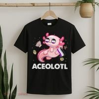 Ace Axolotl Asexual Pride Flag Mexican Salamander LGBTQ T-Shirt thumb 2
