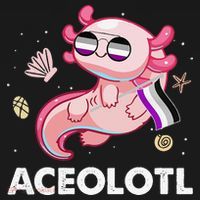 Ace Axolotl Asexual Pride Flag Mexican Salamander LGBTQ T-Shirt thumb 7
