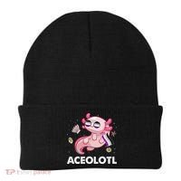 Ace Axolotl Asexual Pride Flag Mexican Salamander LGBTQ Beanie thumb 0