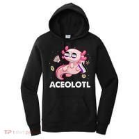 Ace Axolotl Asexual Pride Flag Mexican Salamander LGBTQ Women's Hoodie thumb 0