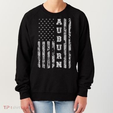 Auburn, Alabama, American Flag Women's Sweatshirt