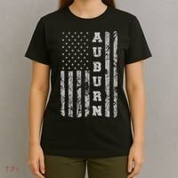 Auburn, Alabama, American Flag T-Shirt thumb 4