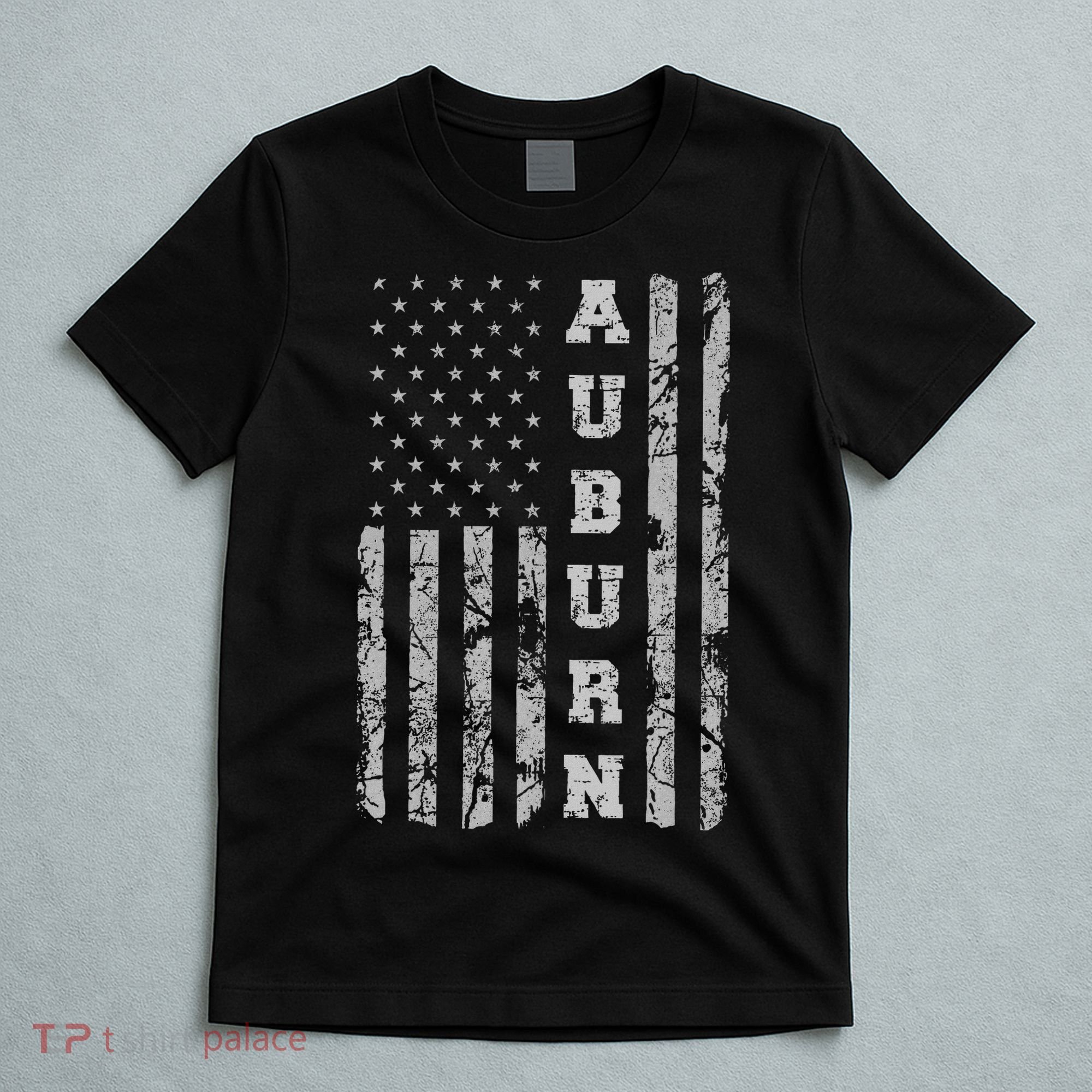 Auburn, Alabama, American Flag T-Shirt