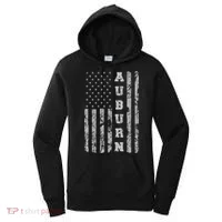 Auburn, Alabama, American Flag Women's Hoodie thumb 0