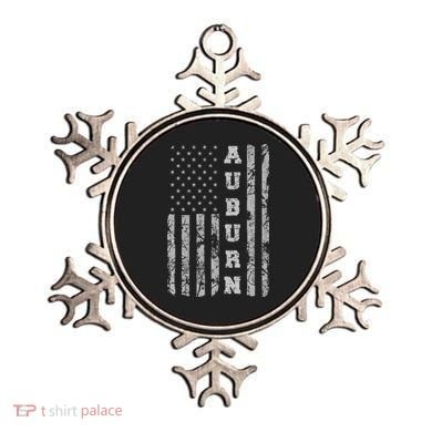 Auburn, Alabama, American Flag Ornament