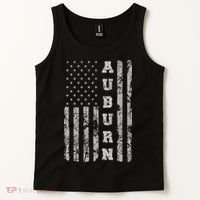 Auburn, Alabama, American Flag Tank Top thumb 2