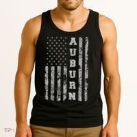 Auburn, Alabama, American Flag Tank Top thumb 3