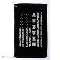 Auburn, Alabama, American Flag Golf Towel thumb 0