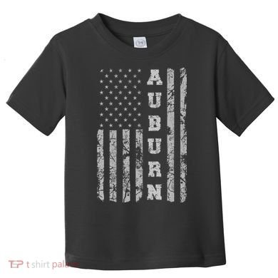 Auburn, Alabama, American Flag Toddler T-Shirt