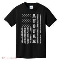 Auburn, Alabama, American Flag Kids T-Shirt thumb 0