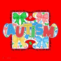 Autism Awareness Santa Hat thumb 1