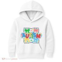 Autism Awareness Kids Hoodie thumb 0