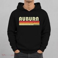 Auburn Al Alabama Funny City Home Roots Gift Retro 70s 80s Hoodie thumb 0