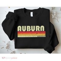 Auburn Al Alabama Funny City Home Roots Gift Retro 70s 80s Sweatshirt thumb 2